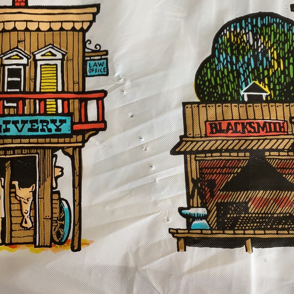 Western Cowboy boot tablecloth - Picture 12 of 13